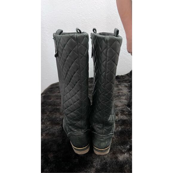 Aldo tall hunting riding quilted boots Sz 8 winter warmth - Picture 3 of 5